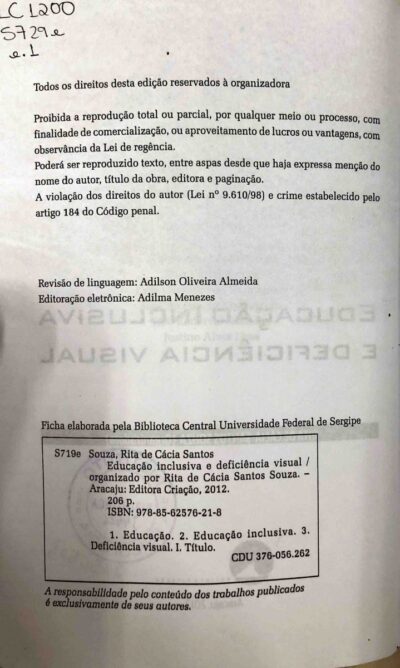 Educação inclusiva e deficiência visual - Imagem 3