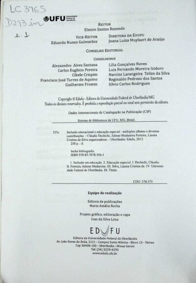 Inclusão educacional e educação especial: múltiplos olhares e diversas contribuições - Imagem 3