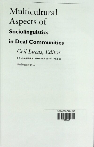 Multicultural aspects of sociolinguistics in deaf communities - Imagem 2