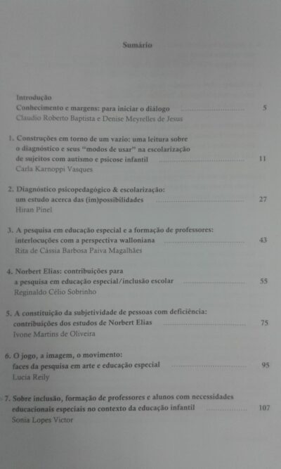 Conhecimento e margens: ação pedagógica e pesquisa em educação especial - Imagem 3