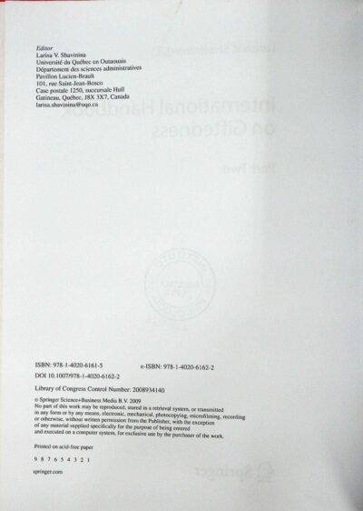 International handbook on giftedness: vol. 2 - Imagem 3