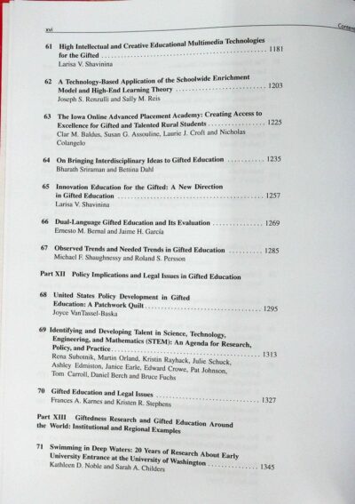 International handbook on giftedness: vol. 2 - Imagem 9