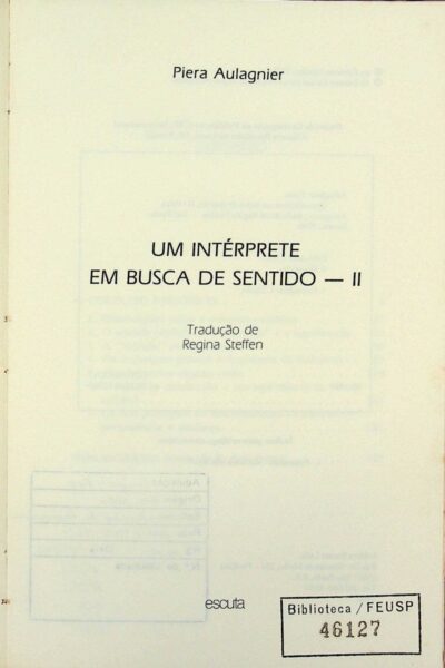 Intérprete em busca de sentido: vol. 2 - Imagem 2