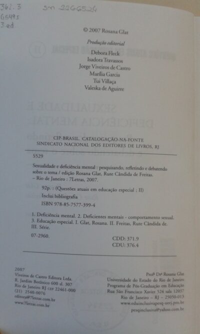 Sexualidade e deficiência mental - Imagem 3