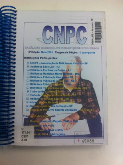 Catálogo nacional de publicações para cegos