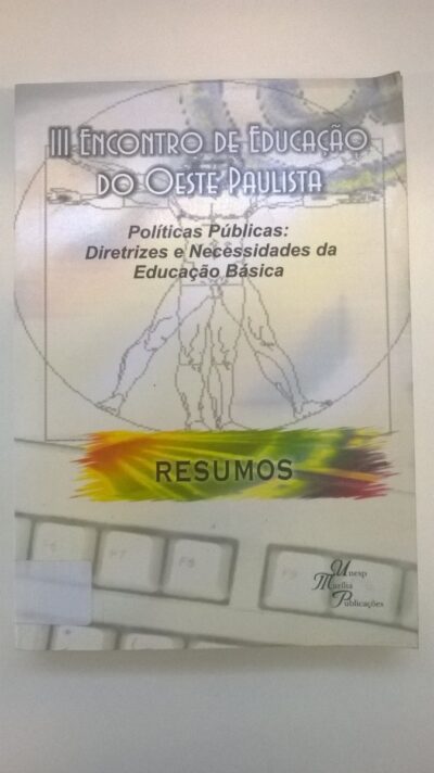 Anais do III Encontro de educação do Oeste Paulista