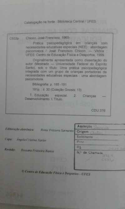 Prática psicopedagógica em crianças com necessidades educativas especiais - Imagem 2