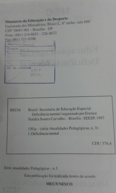 Educação especial: deficiência mental - Imagem 2
