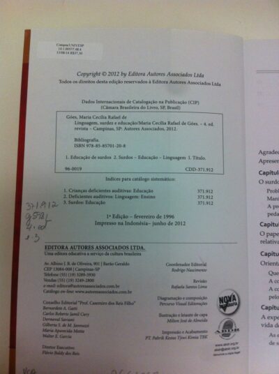 Linguagem, surdez e educação - Imagem 2