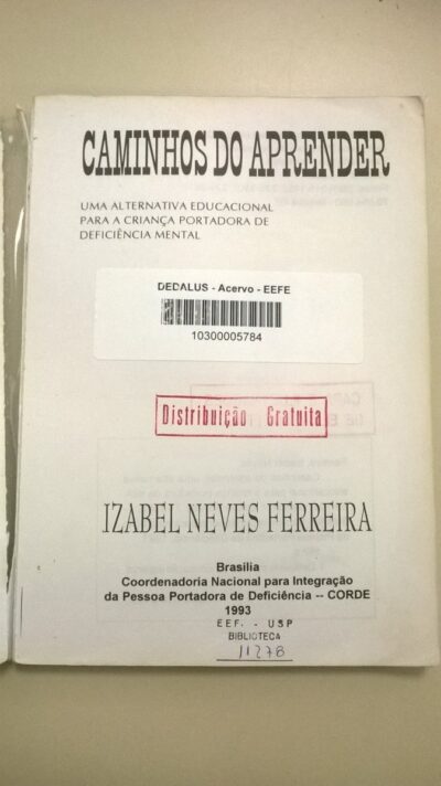 Caminhos do aprender: uma alternativa educacional para a criança portadora de deficiência mental - Imagem 2