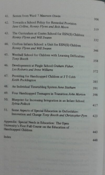 The nature of special education: people, places and change - Imagem 7