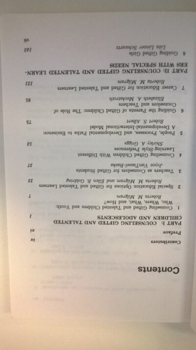 Counseling gifted and talented children: a guide for teachers, counselors, and parents - Imagem 4