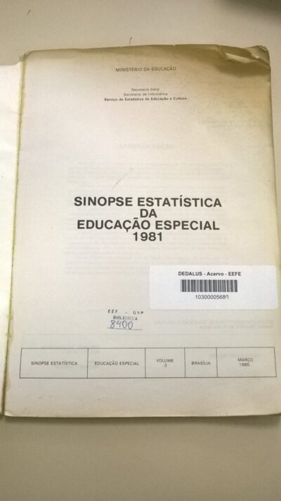 Sinopse estatística da educação especial: 1981 - Imagem 2