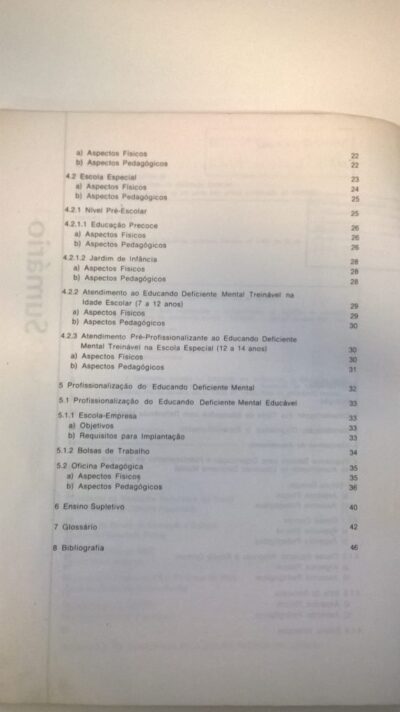 Subsídios para organização e funcionamento de serviços de educação especial: área da deficiência mental - Imagem 5