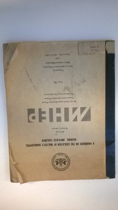A handbook on the education of mutiply handicapped, hearing impaired children