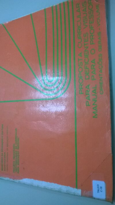 Proposta curricular para deficientes visuais: manual do professor
