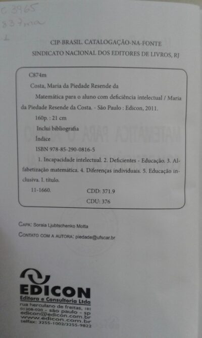 Matemática para o aluno com deficiência intelectual - Imagem 2