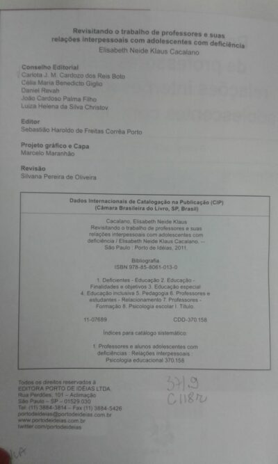 Revisitando o trabalho de professores e suas relações interpessoais com adolescentes com deficiência - Imagem 2