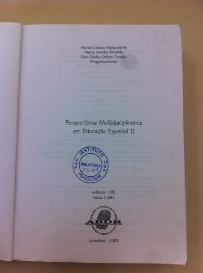 Perspectivas multidisciplinares em educação especial II - Imagem 2
