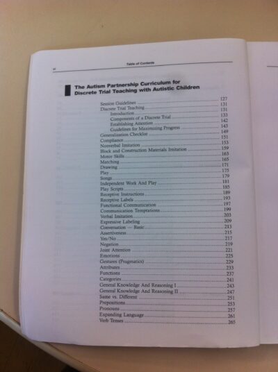 A work in progress: behavior management strategies and a curriculum for intensive behavioral treatment of autism - Imagem 6