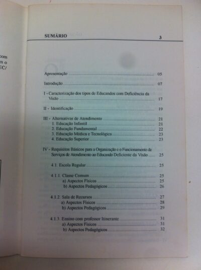 Subsídios para organização e funcionamento de serviços de educação especial: área da deficiência visual - Imagem 4