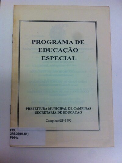Programa de educação especial
