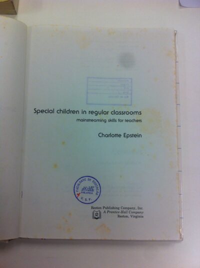 Special children in regular classrooms: mainstreaming skills for teachers - Imagem 2
