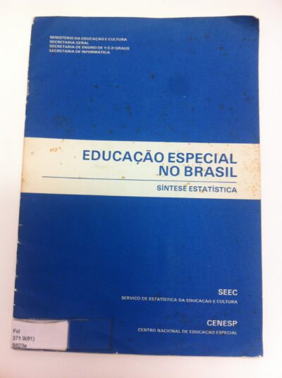 Educação especial no Brasil: síntese estatística