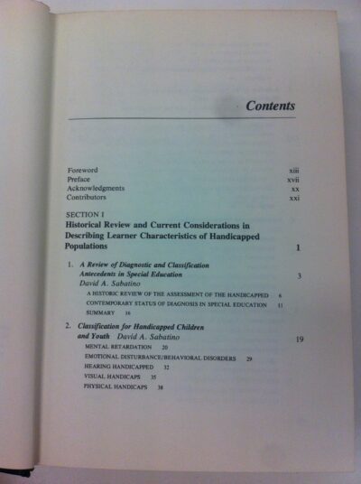 Describing learner characteristics of handicapped children and youth - Imagem 4