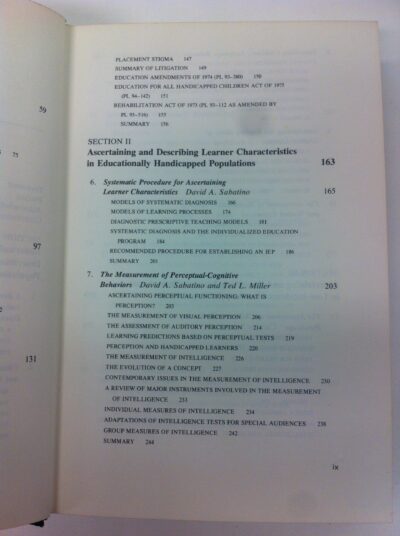 Describing learner characteristics of handicapped children and youth - Imagem 6