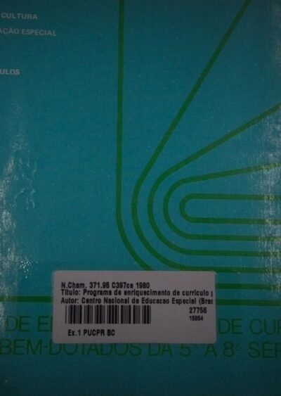 Programa de enriquecimento de currículo para alunos bem-dotados da 5ª a 8º série do 1º grau: comunicação e expressão