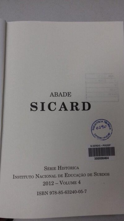 L'Abbé Sicard: célèbre instituteur des sourds-muets, successeur immédiat de L'Abbé de L'Épée - Imagem 2