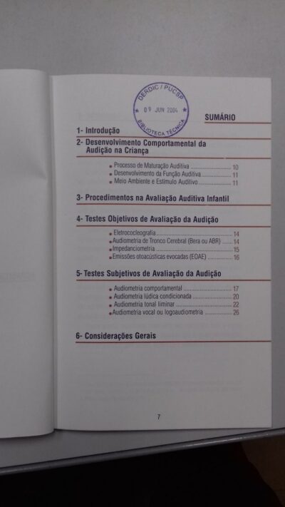 Série Audiologia V. 2: testes para a detecção das disacusias - Imagem 5