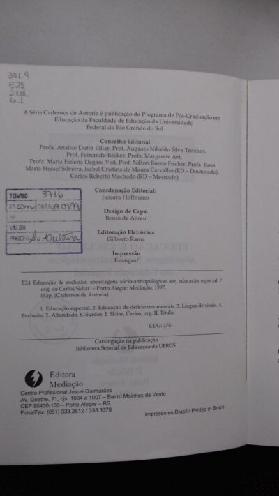 Educação e exclusão: abordagens sócio - antropológicas em educação especial - Imagem 5