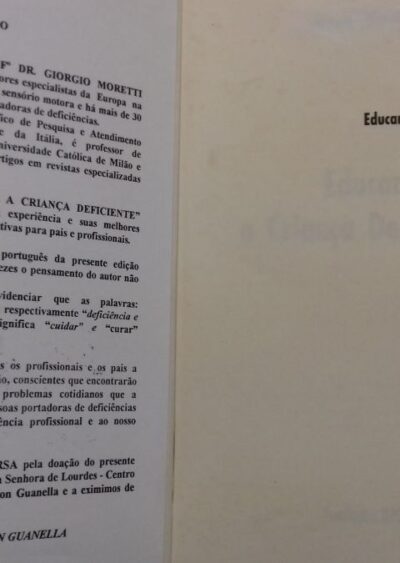 Educar a criança deficiente