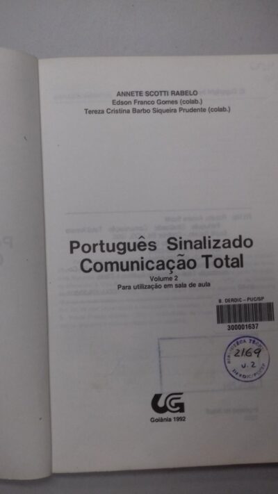 Português sinalizado: comunicação total - Imagem 3