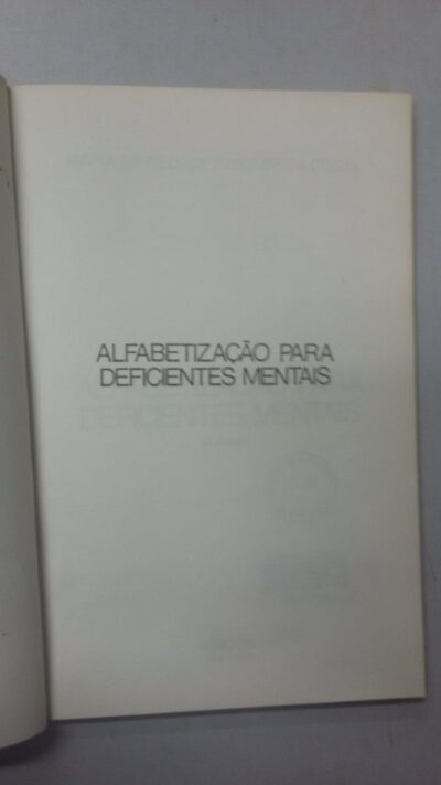 Alfabetização para deficientes mentais: um programa completo - Imagem 2