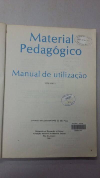 Material pedagógico: manual de utilização - Imagem 3