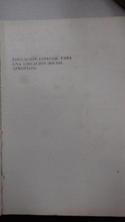 Educación especial para una ubicación social apropiada - Imagem 3