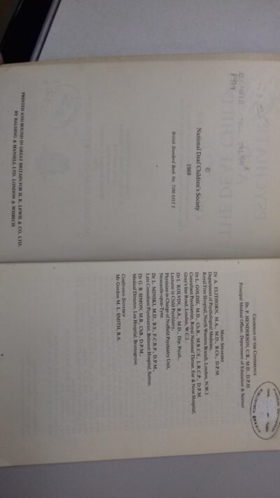Psychiatry and the deaf child - Imagem 3