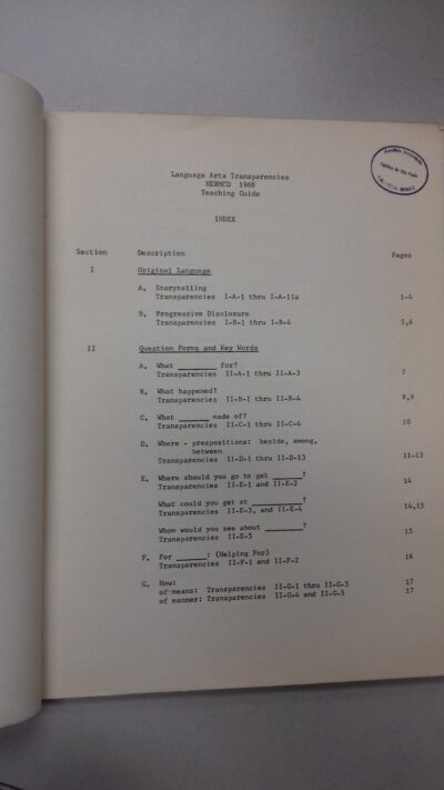 Language arts transparencies for teaching hearing impaired children - Imagem 3