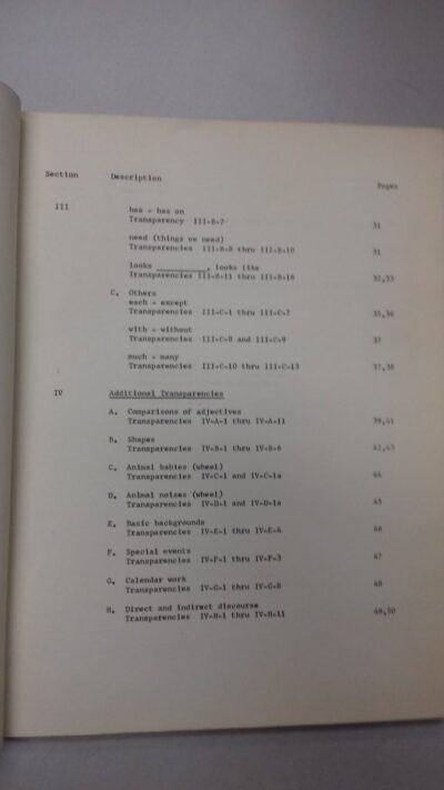 Language arts transparencies for teaching hearing impaired children - Imagem 5