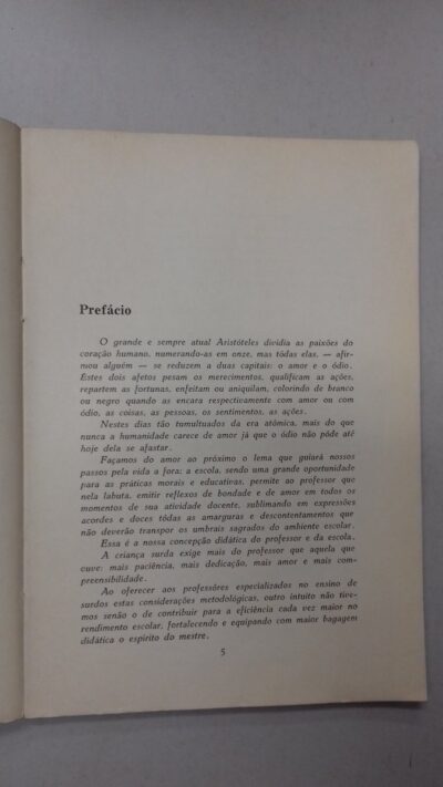 Ensino oro - audio - visual: para os deficientes da audicao - sintese metodologica - Imagem 4