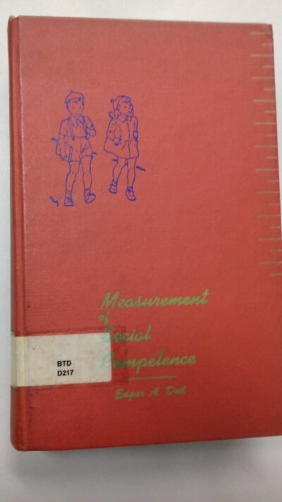 Measurement of social competence: a manual for the vineland social maturity scale