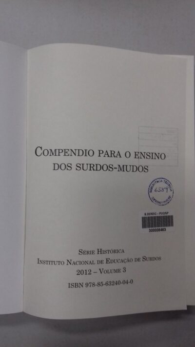 Compendio para o ensino dos surdos-mudos - Imagem 2