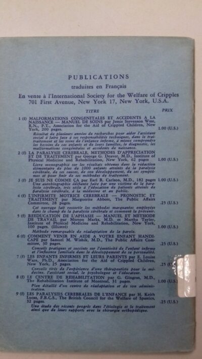 Horizon sur les problemes de l'enfance handicapee - Imagem 5