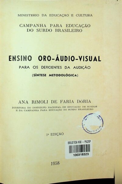 Ensino oro-audio-visual: para os deficientes da audição - síntese metodológica - Imagem 2