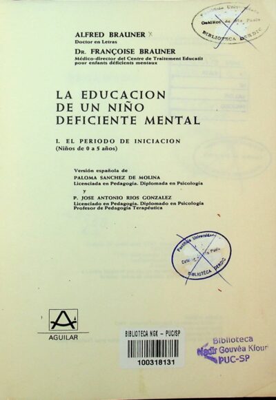 La educacion del nino deficiente mental Vol. 1 - Imagem 2