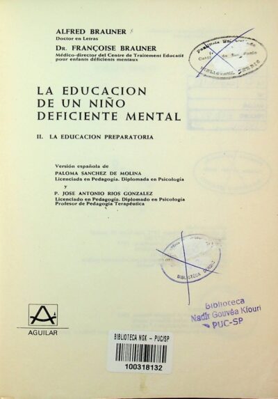 La educacion del nino deficiente mental Vol.2 - Imagem 2