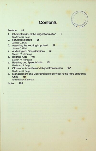 Educational audiology for the hard of hearing child - Imagem 3